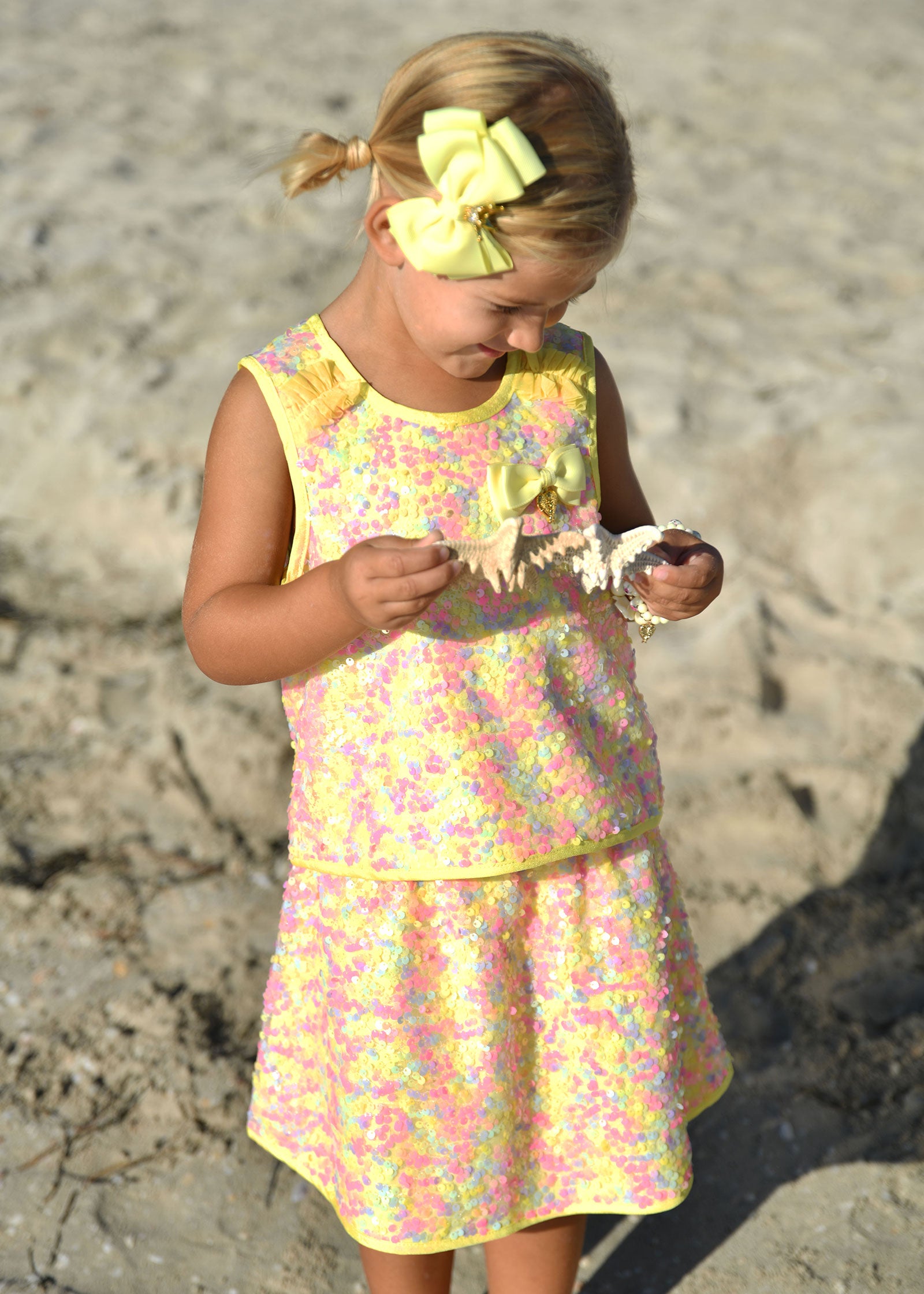 Sinead Sequin Skirt Sherbert Multi