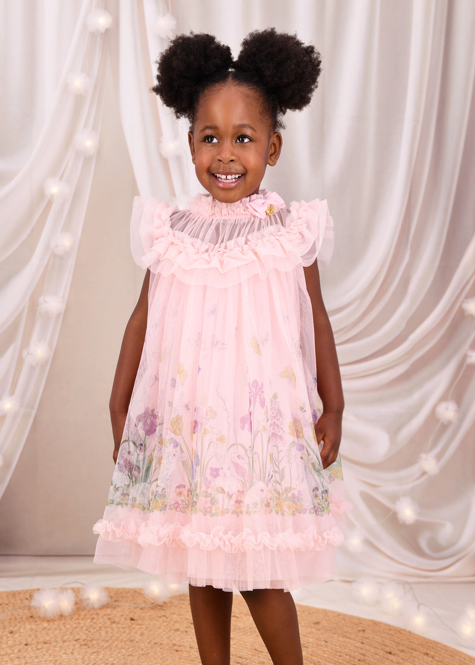 Dominique Bunny Dress Pale Pink