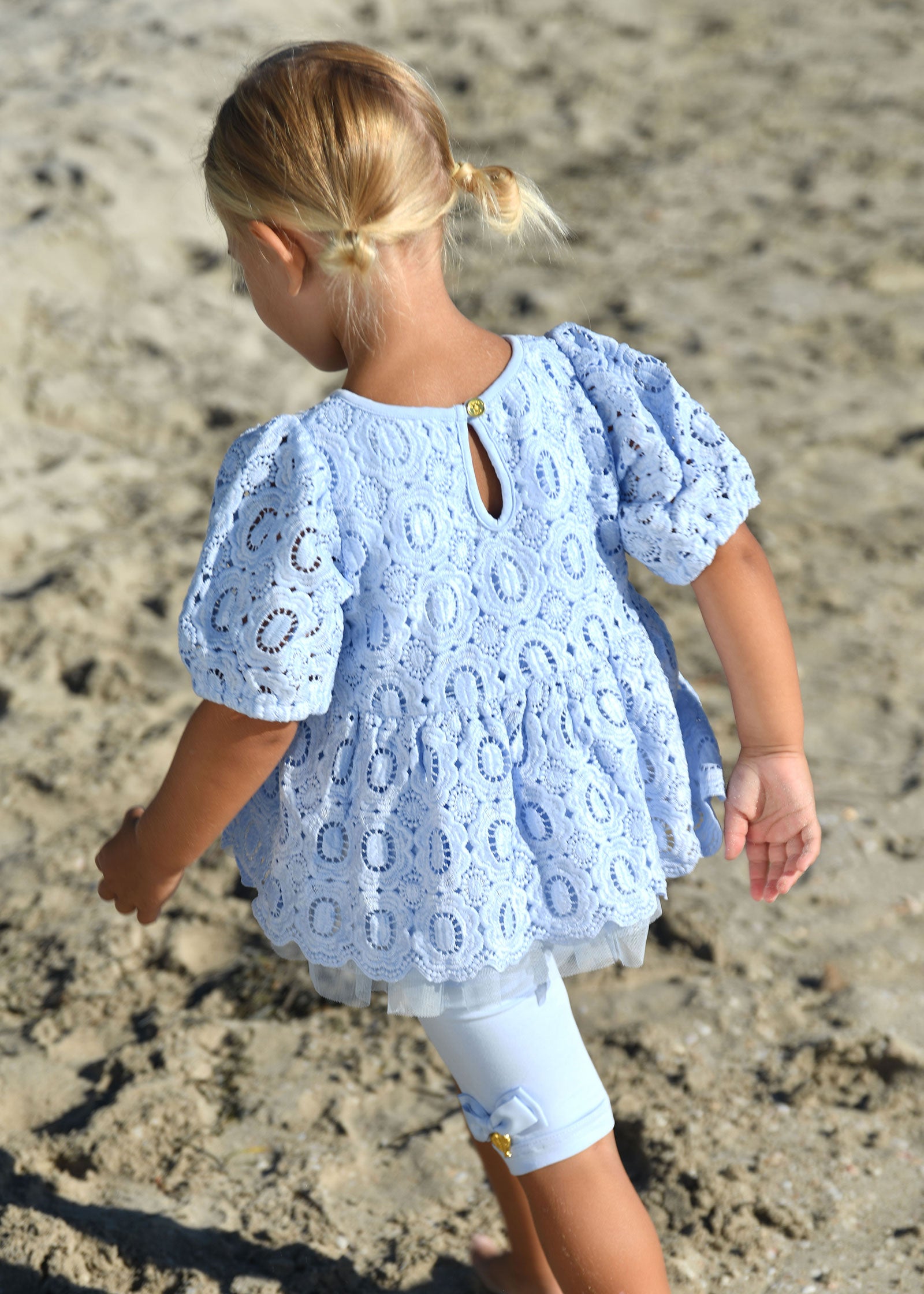 El Paso Top and Short Set Pale Blue