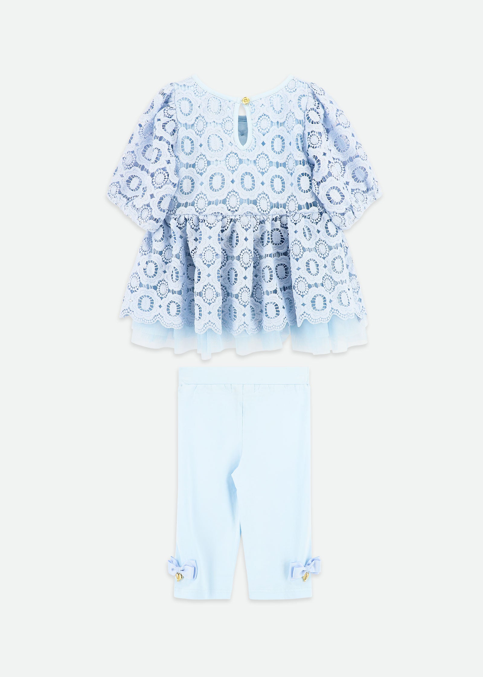 El Paso Top and Short Set Pale Blue