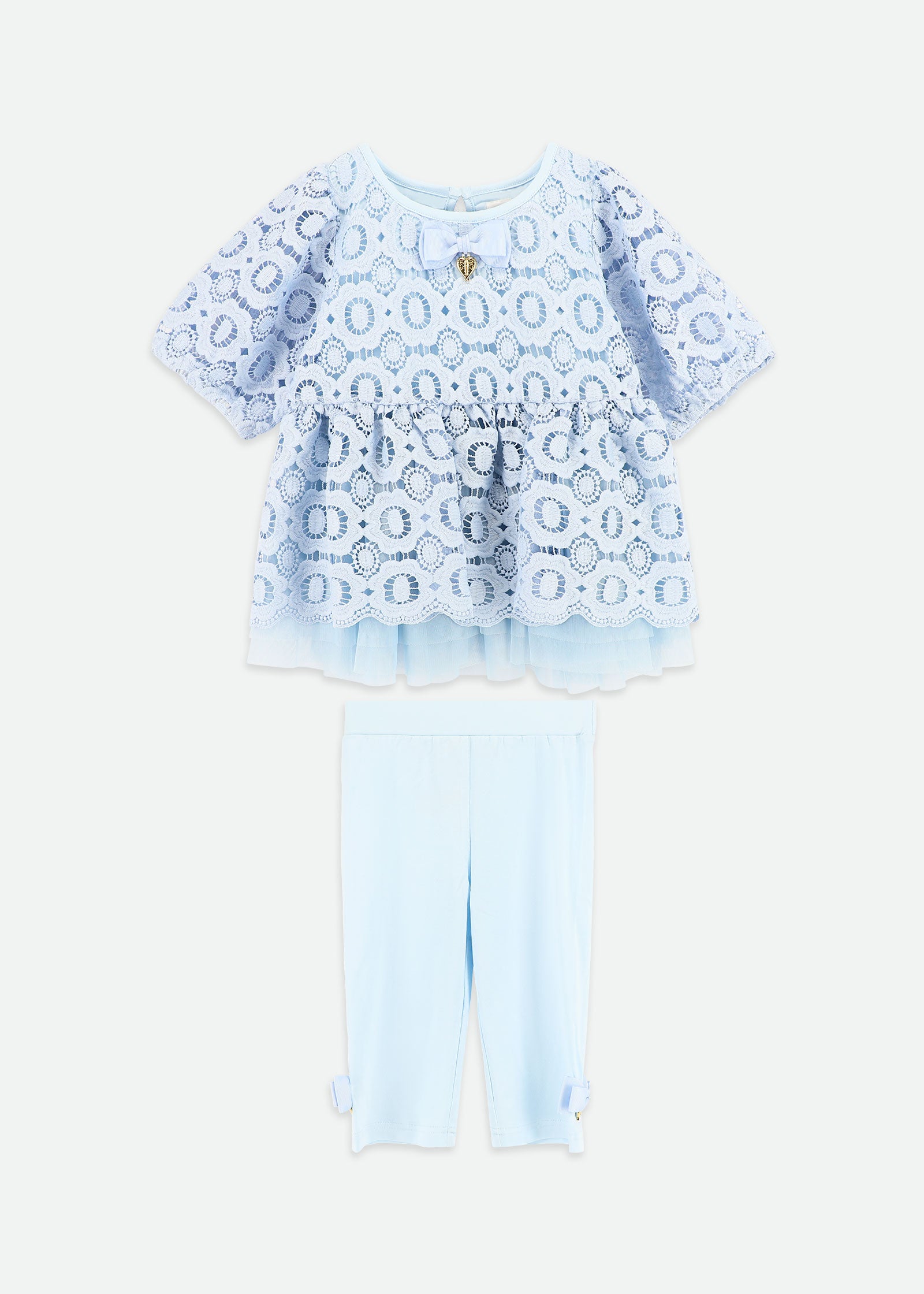 El Paso Top and Short Set Pale Blue