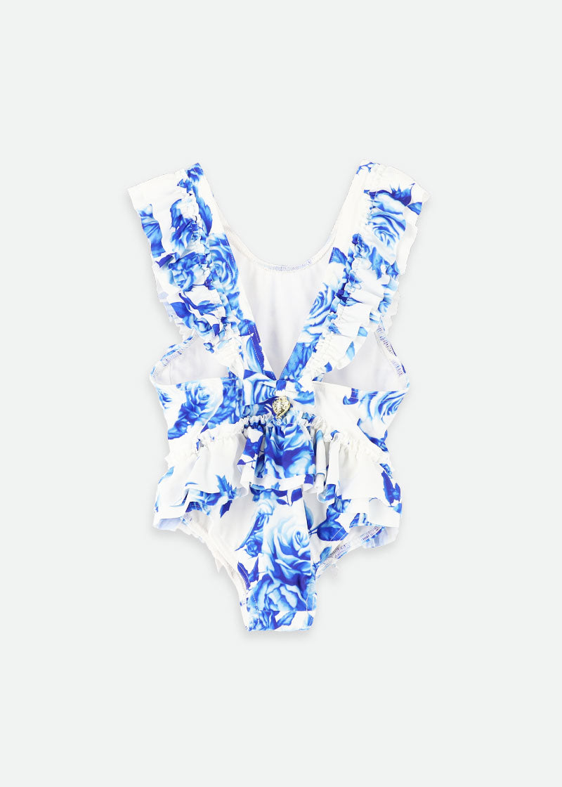 Swimwear Dario Blue Floral Swimsuit Mple Floral Olosomo Magio main image 1