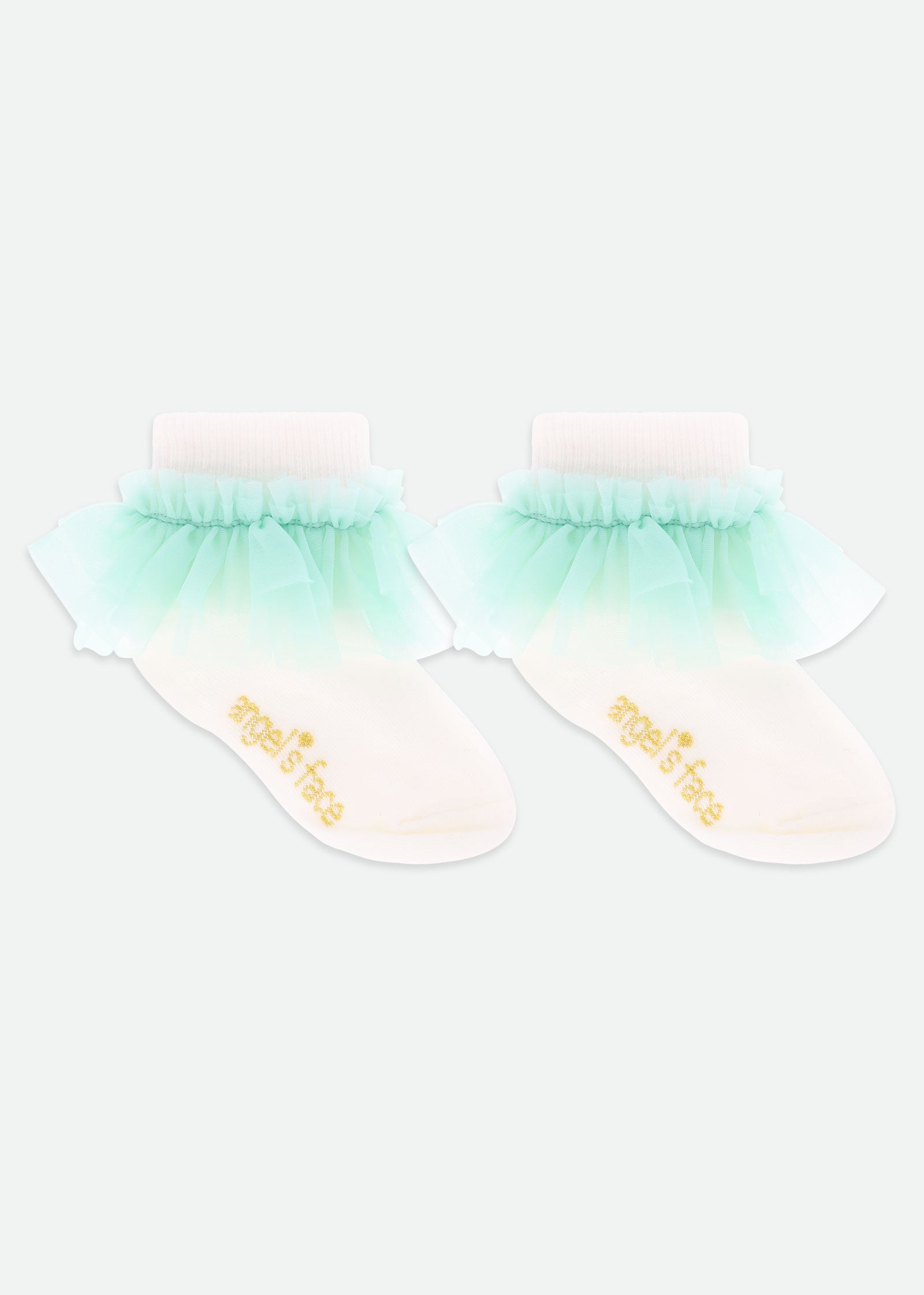 Frilly Socks Snowdrop Mint