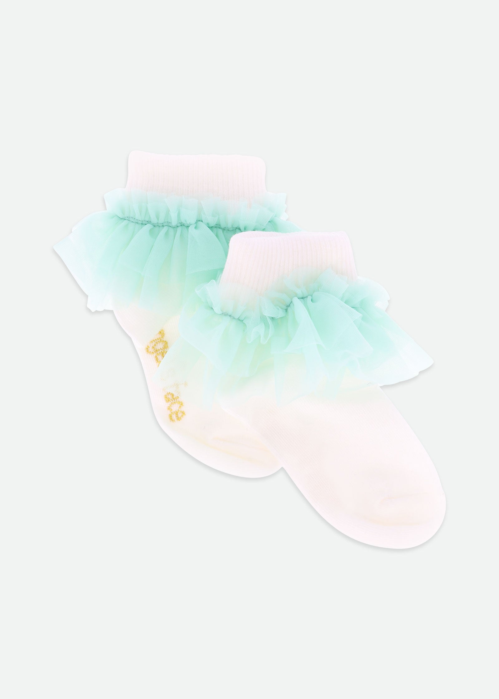 Frilly Socks Snowdrop Mint
