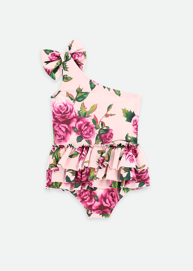 Galina Swimsuit Roses Pink