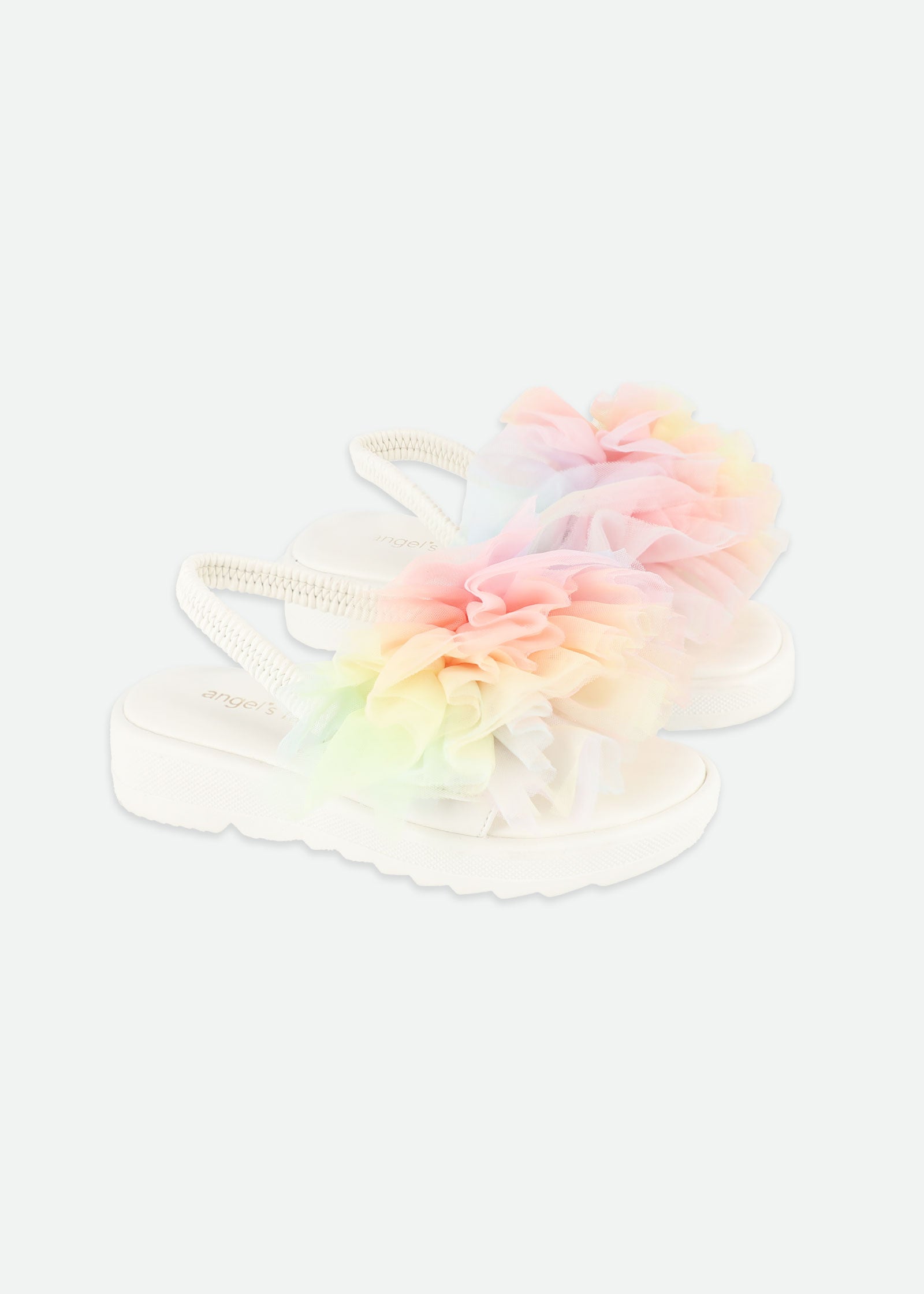 Juliet Slider with Strap Rainbow