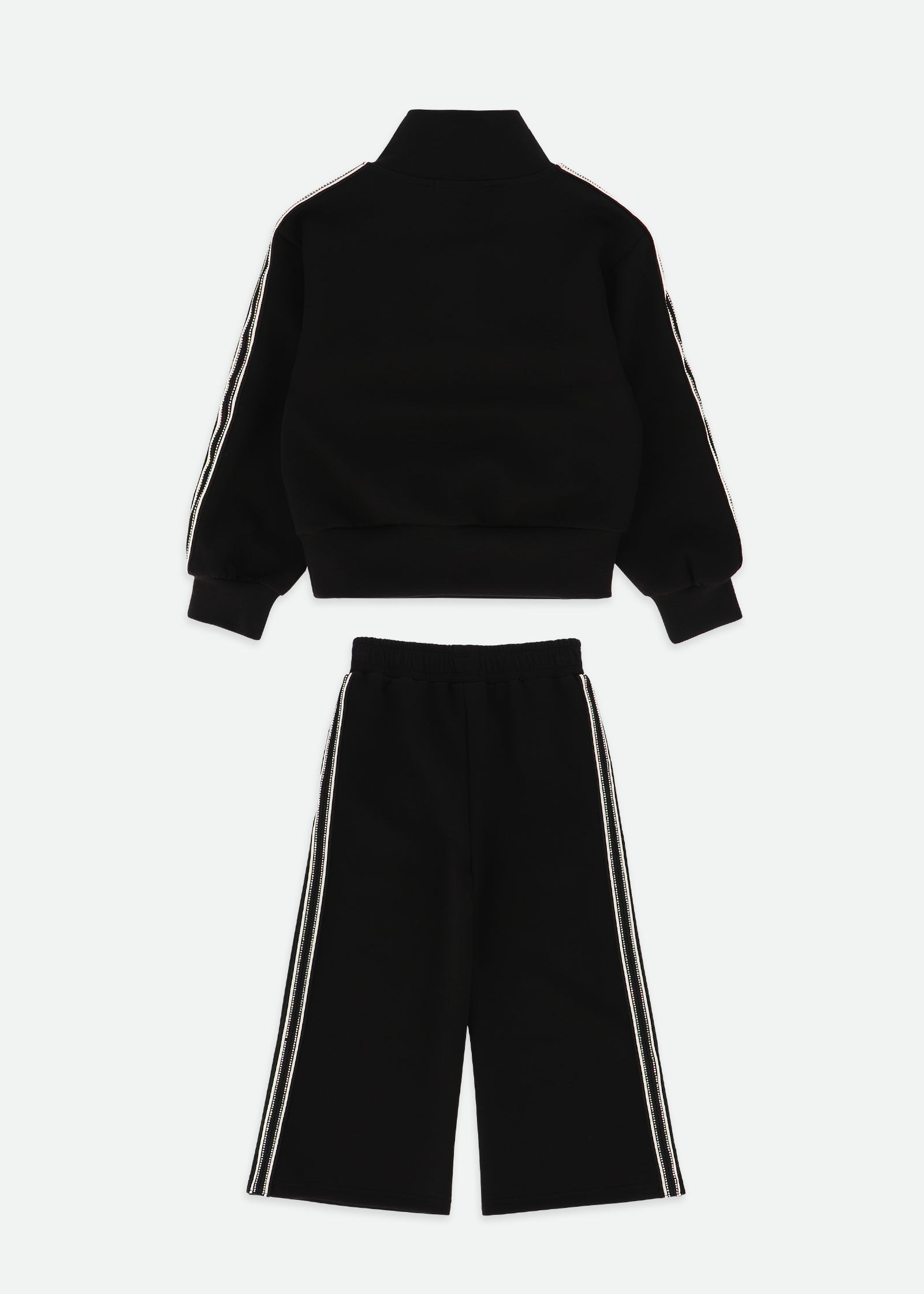 Molly Half Zip and Jogger Set Black