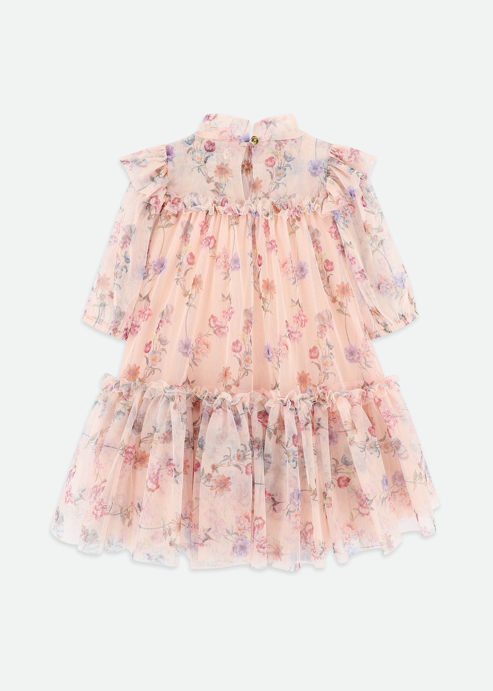 Myrtle Trail Flower Dress Peach
