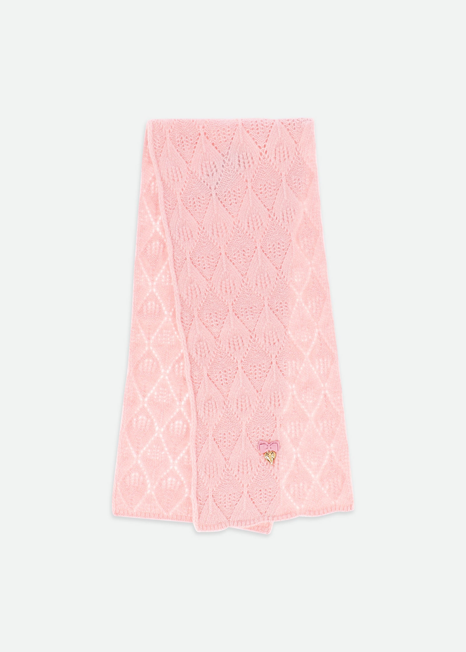 Nottingham Knit Scarf Pink