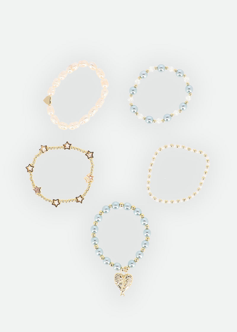Star Bracelet Set Blue