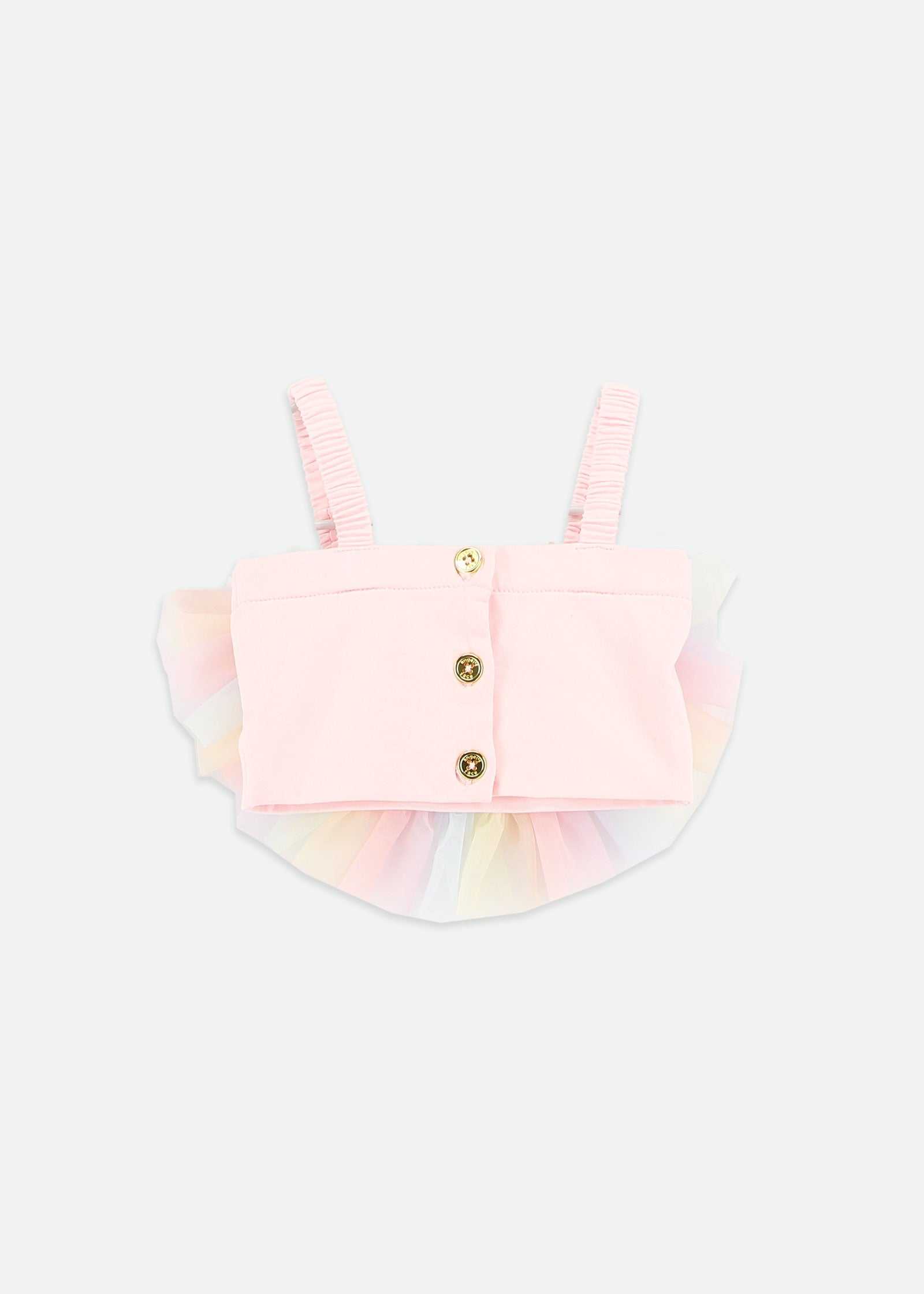 Rosetta Baby Tulle Top Rainbow