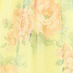 Rosebud Flower Tulle Baby Dress Sherbert Yellow