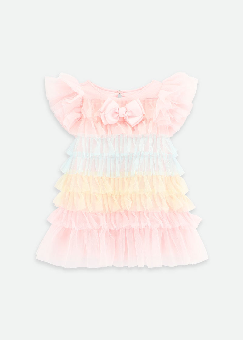 Waterfall Baby Dress Pale Pink
