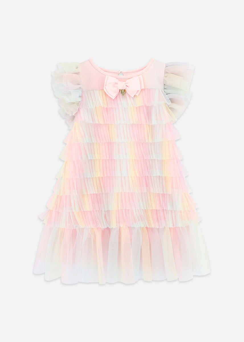 Waterfall Tulle Dress Rainbow – Angel's Face