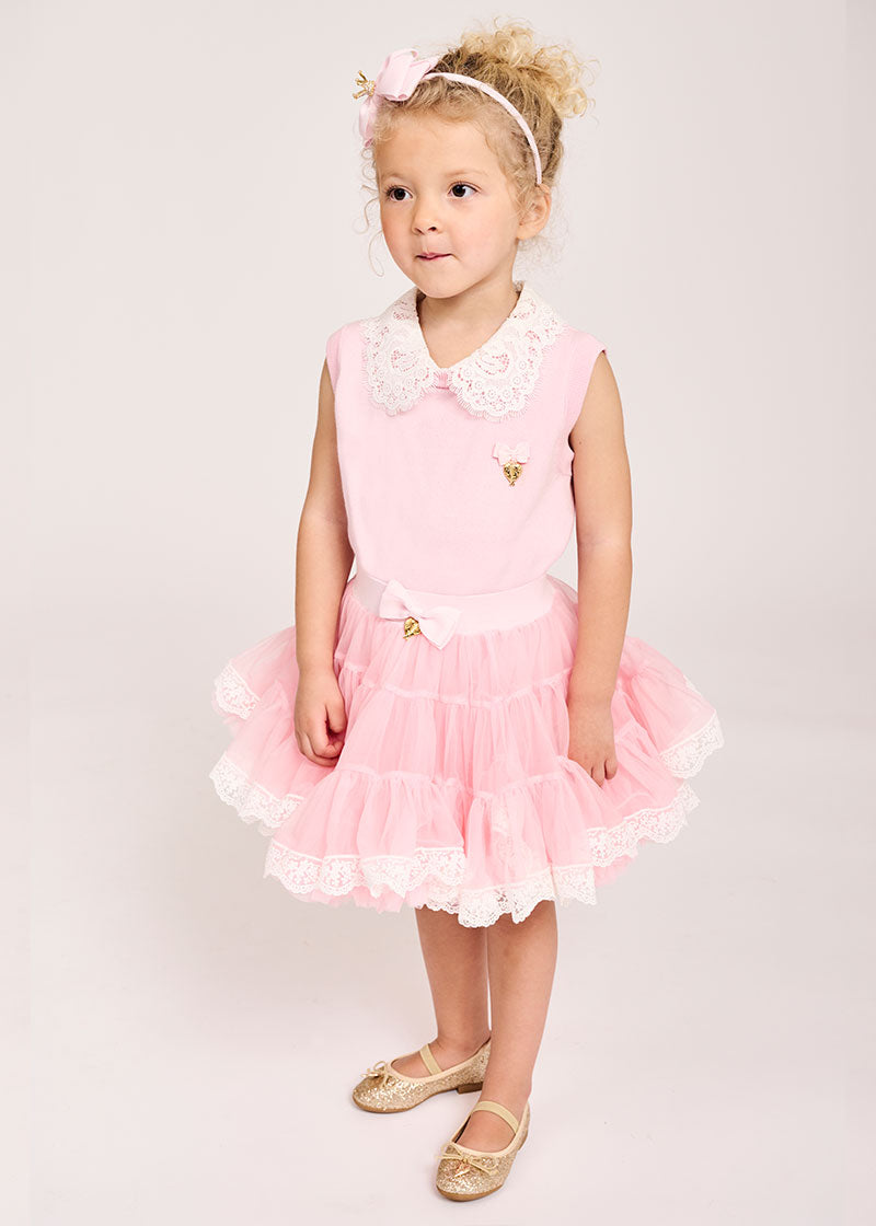 Claridges Lace Trim Tutu Fairy Pink (Without Box)