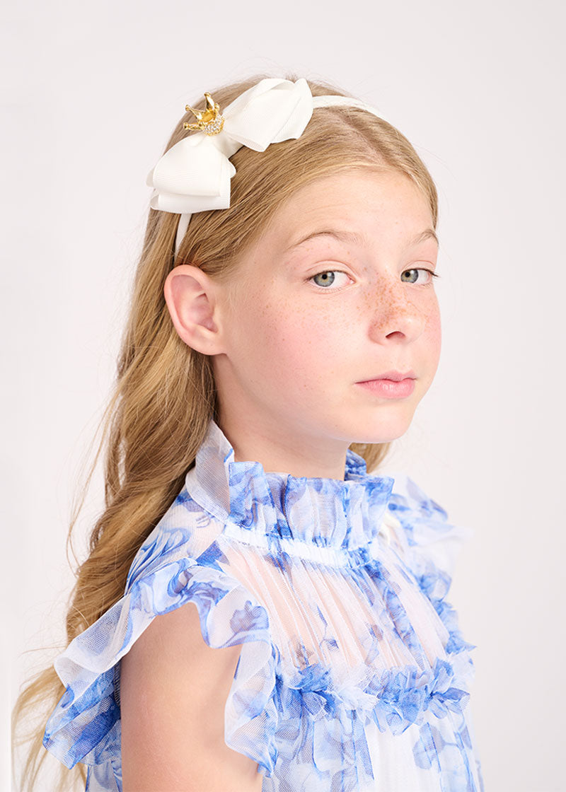 Crown Headband Snowdrop