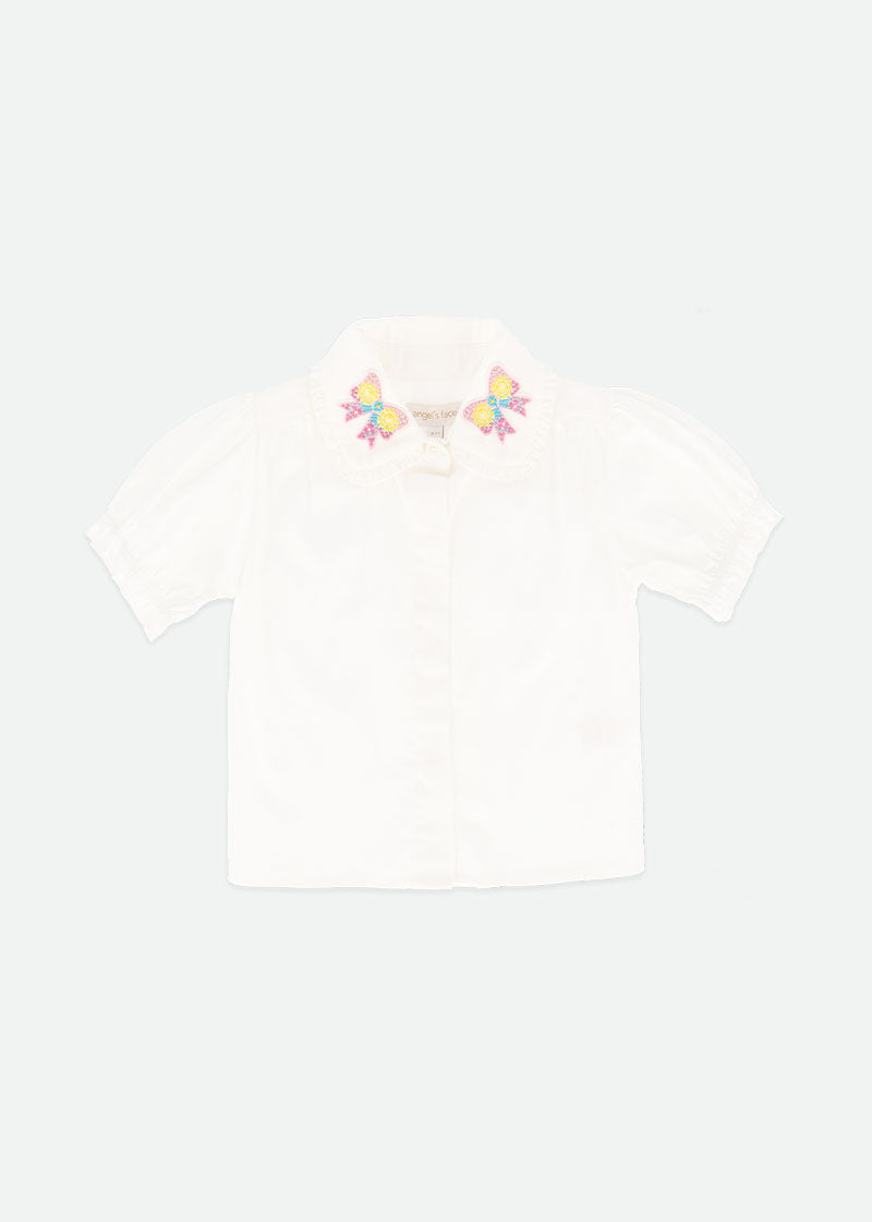 Edie S/S Blouse White