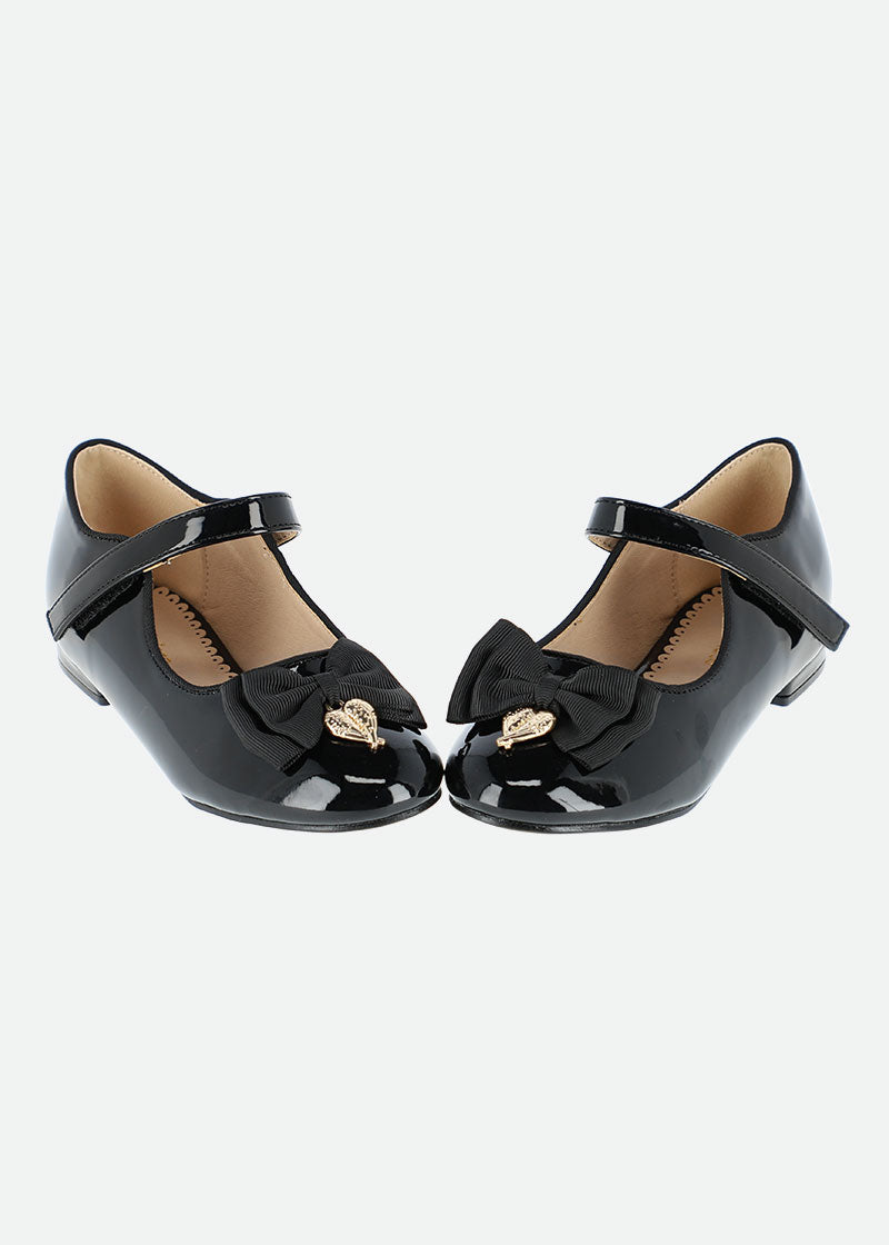 Jasmine Patent Shoes Black