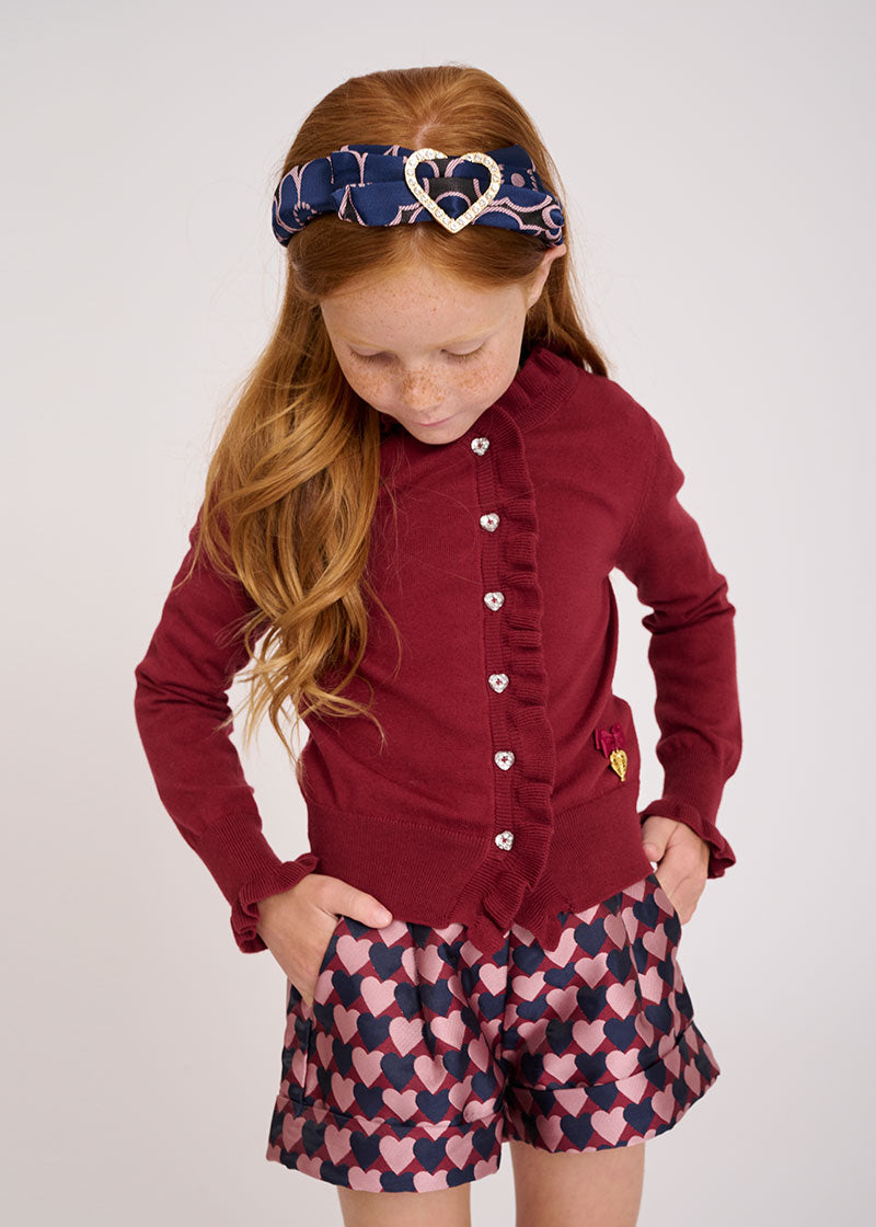 Lana Flower Headband Navy