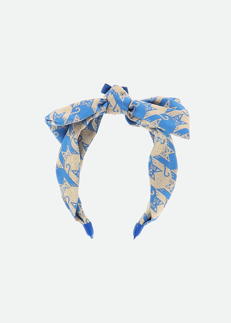 Leigh Headband Royal Blue Cat