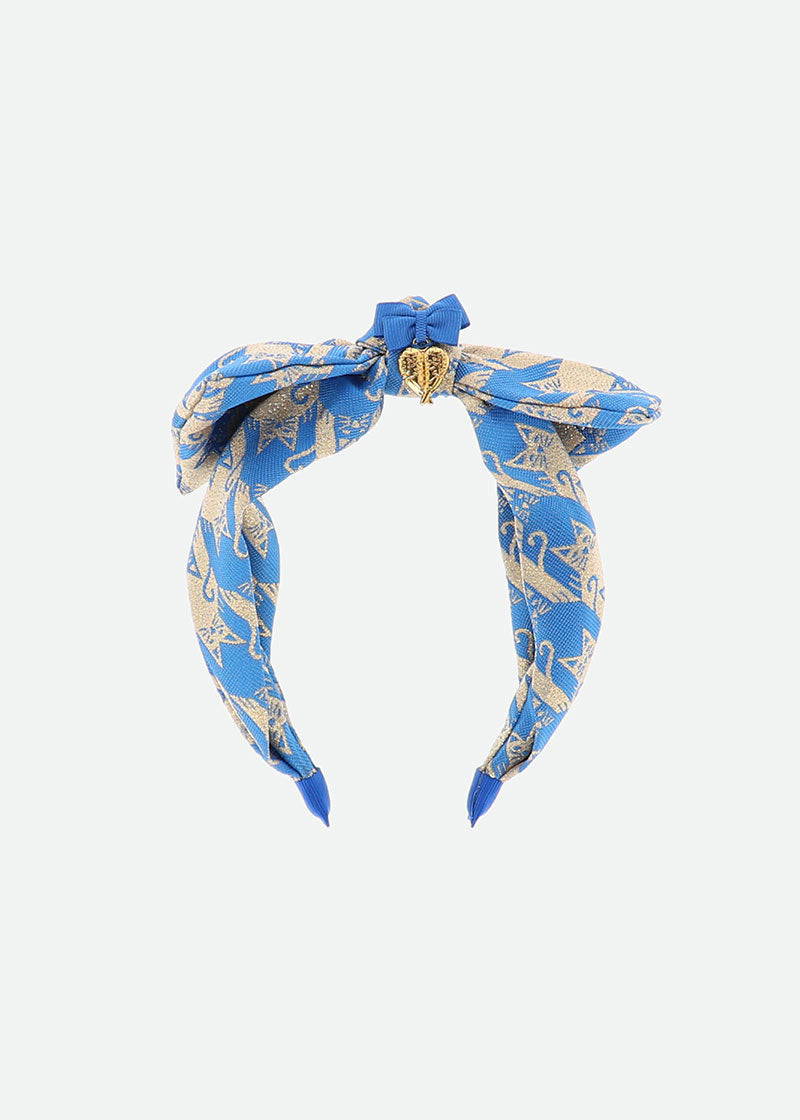 Leigh Headband Royal Blue Cat