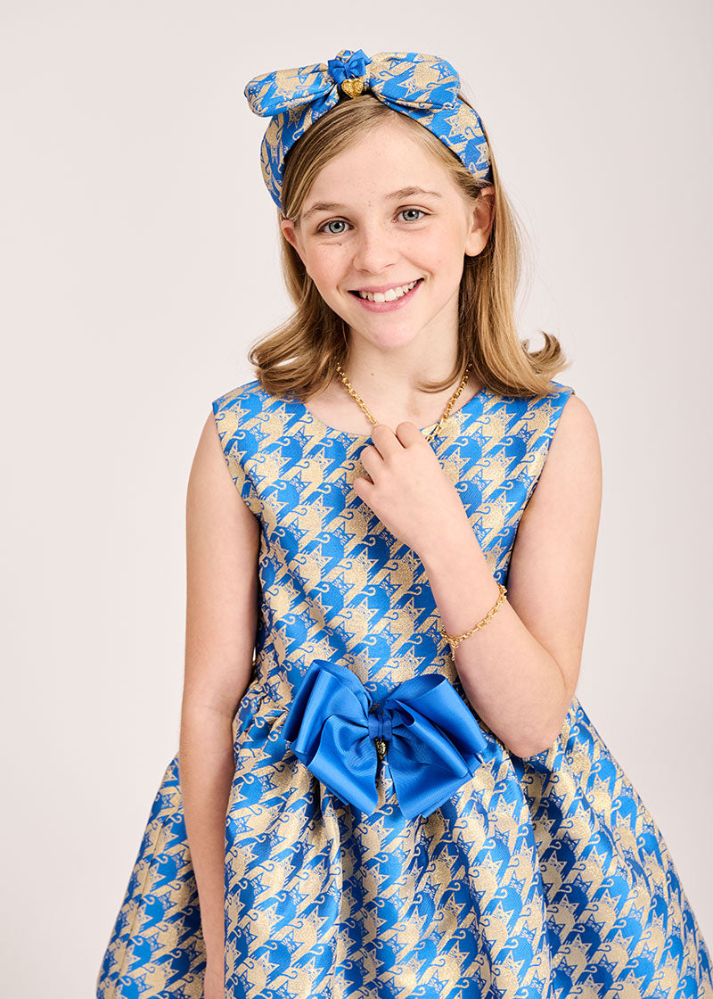 Leigh Headband Royal Blue Cat