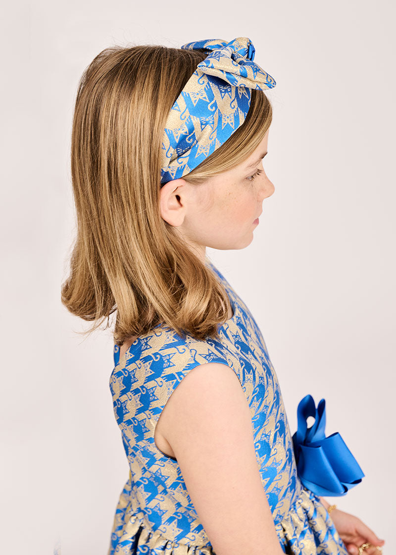 Leigh Headband Royal Blue Cat