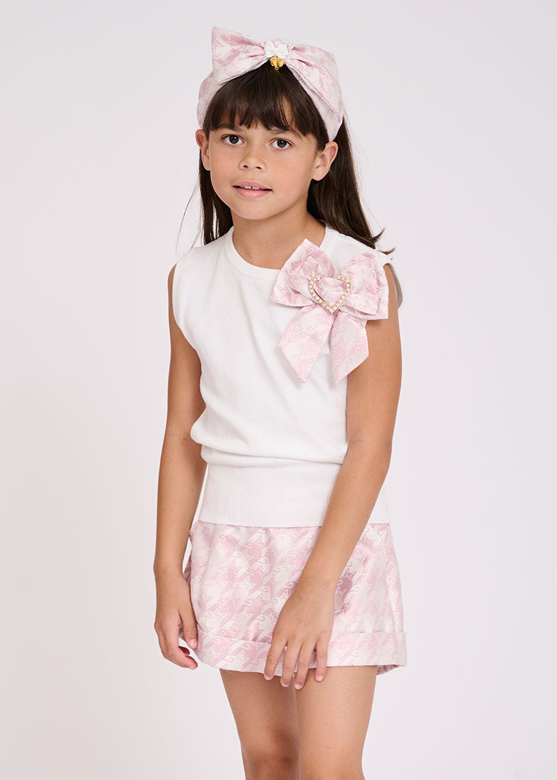 Leigh Headband Snowdrop Cat