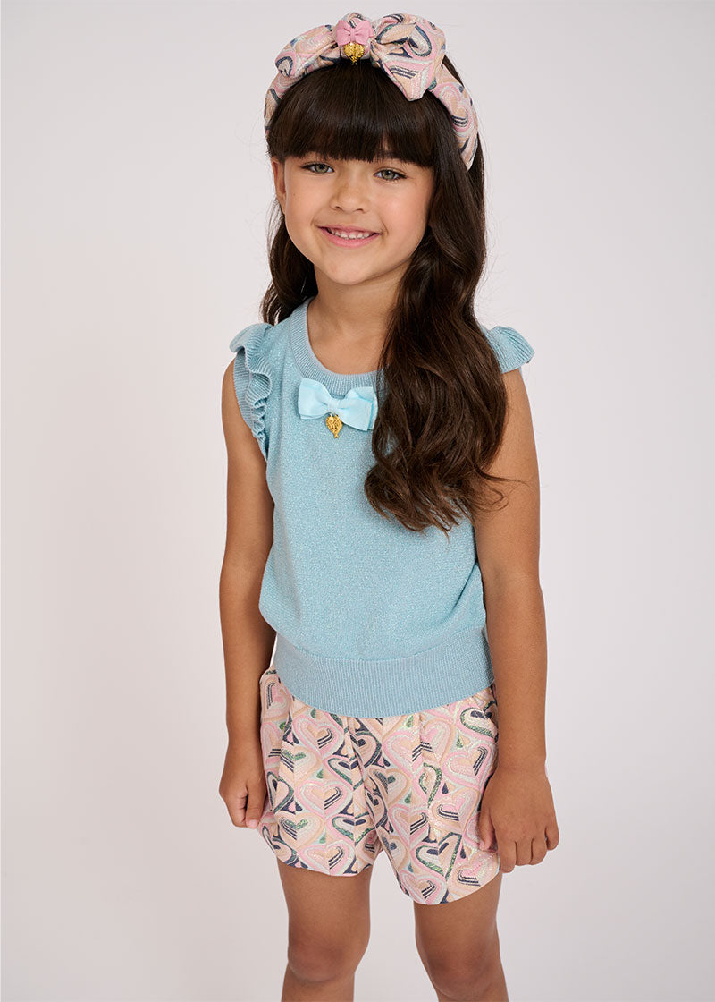 Leigh Headband Tea Rose Hearts