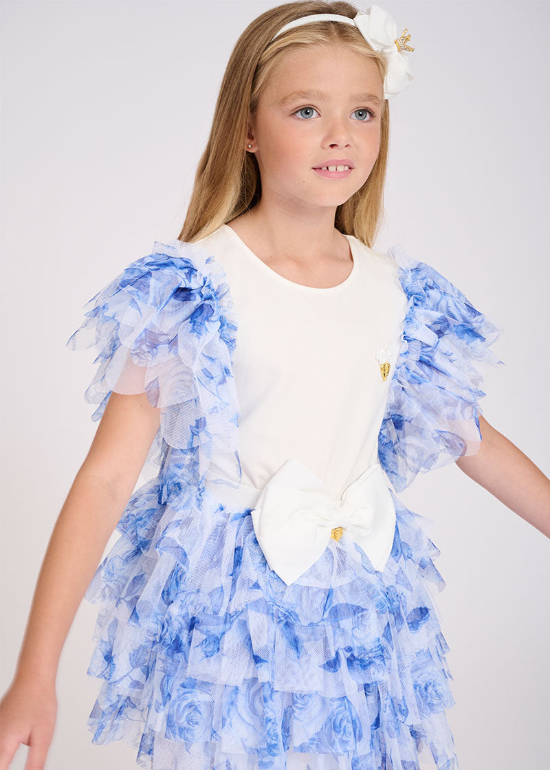 Loretta Blue Flower Top Snowdrop