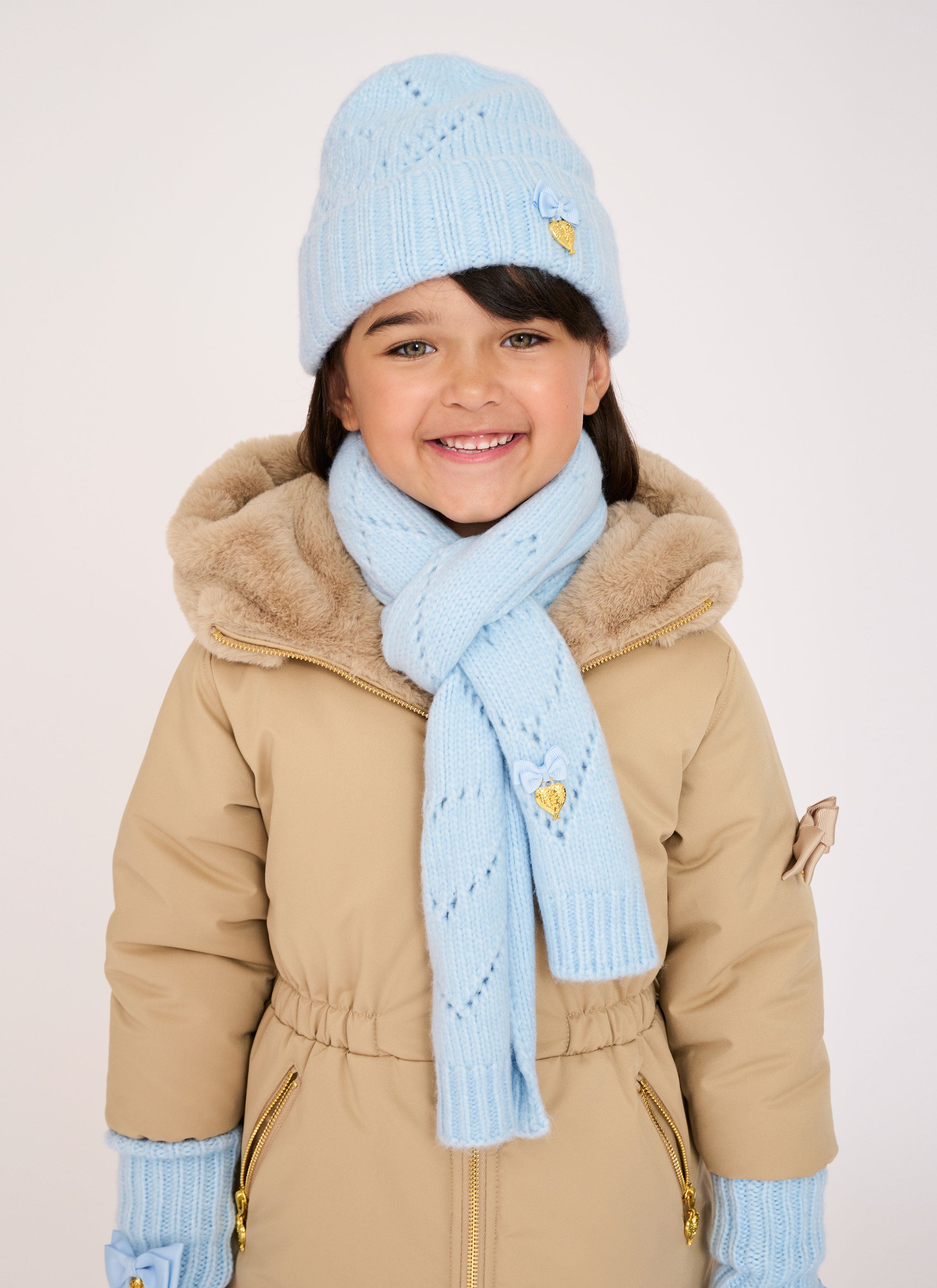 Lou Cable Hat Blue