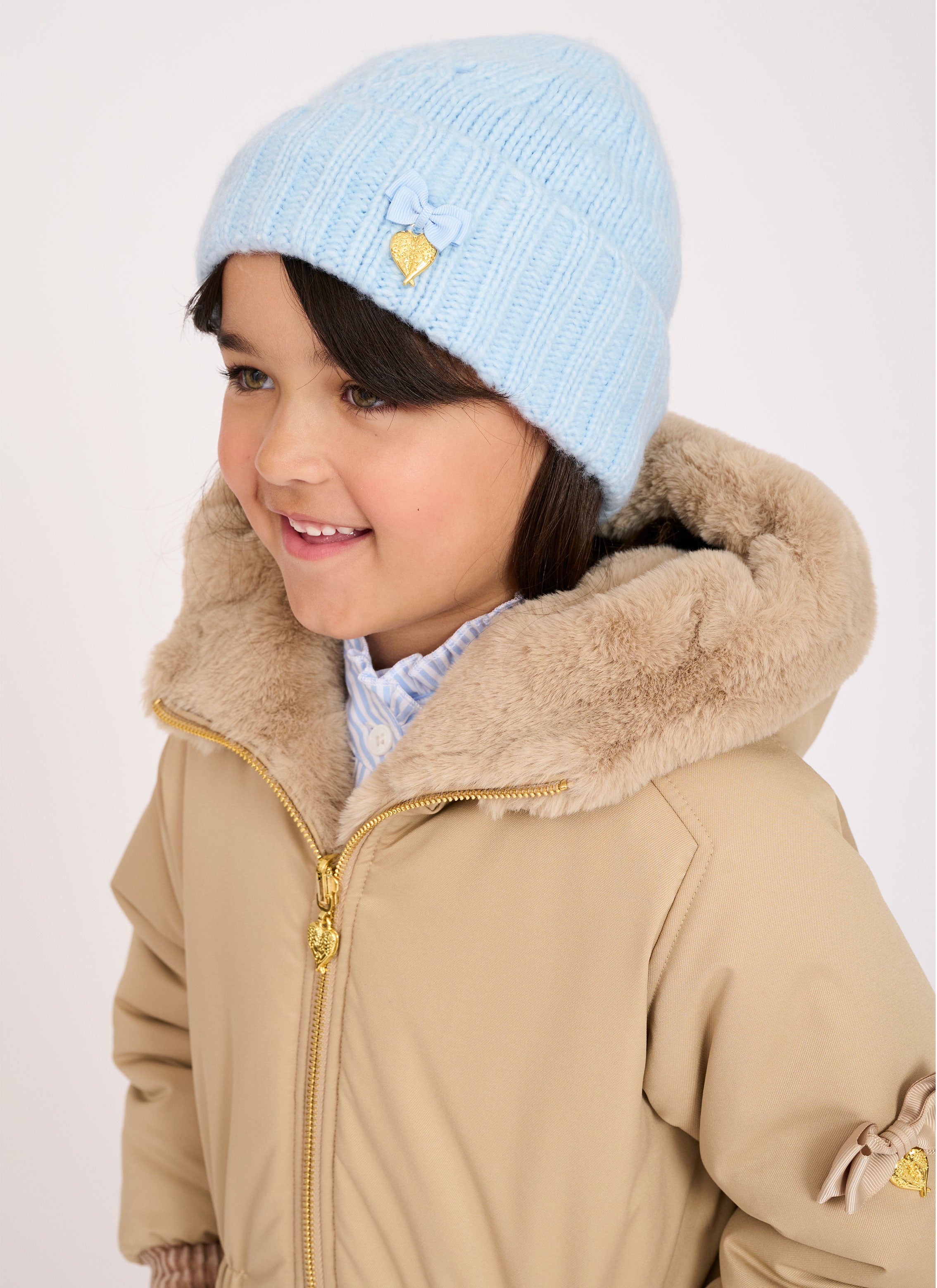 Lou Cable Hat Blue