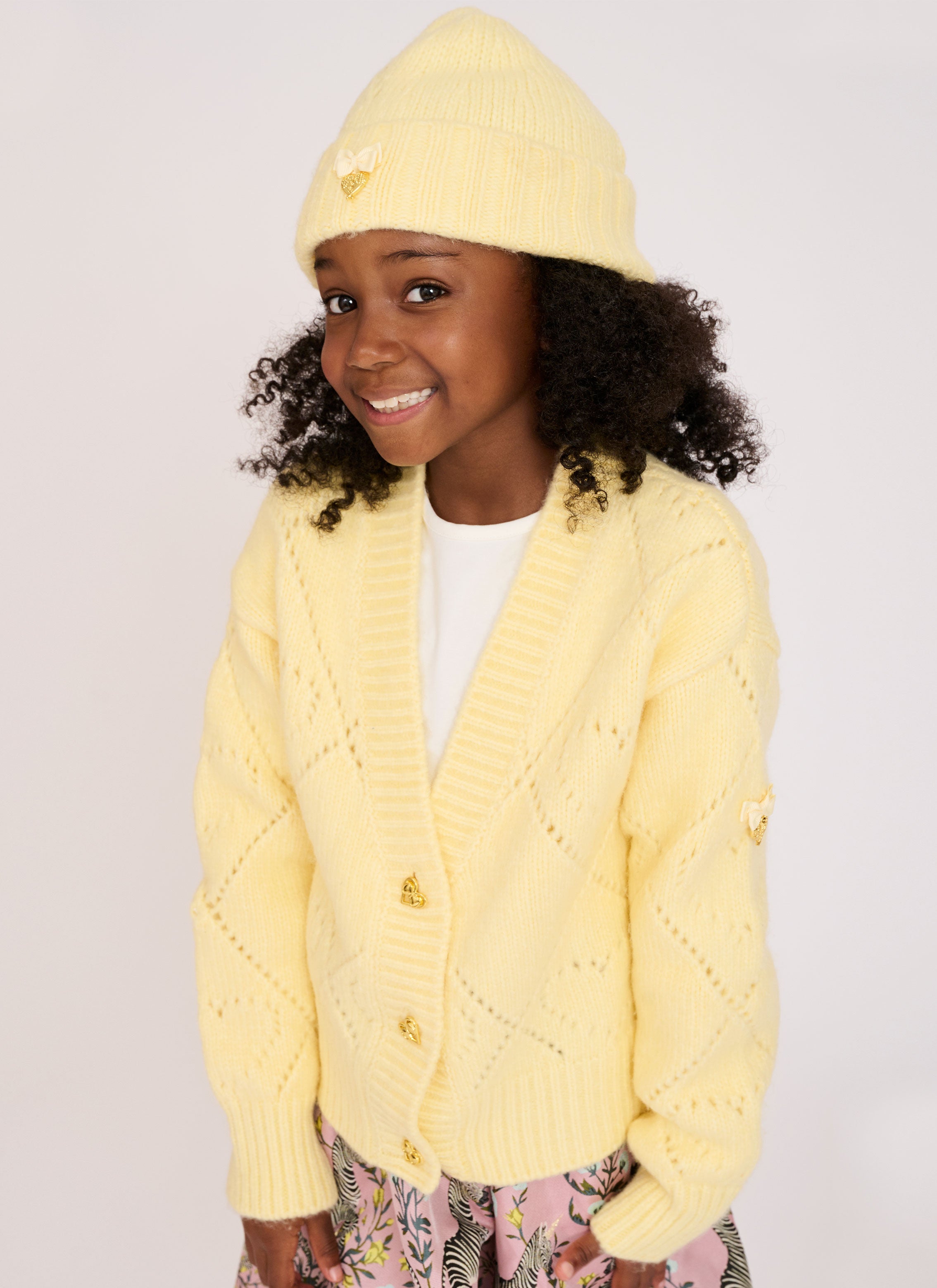 Lou Cable Hat Lemon