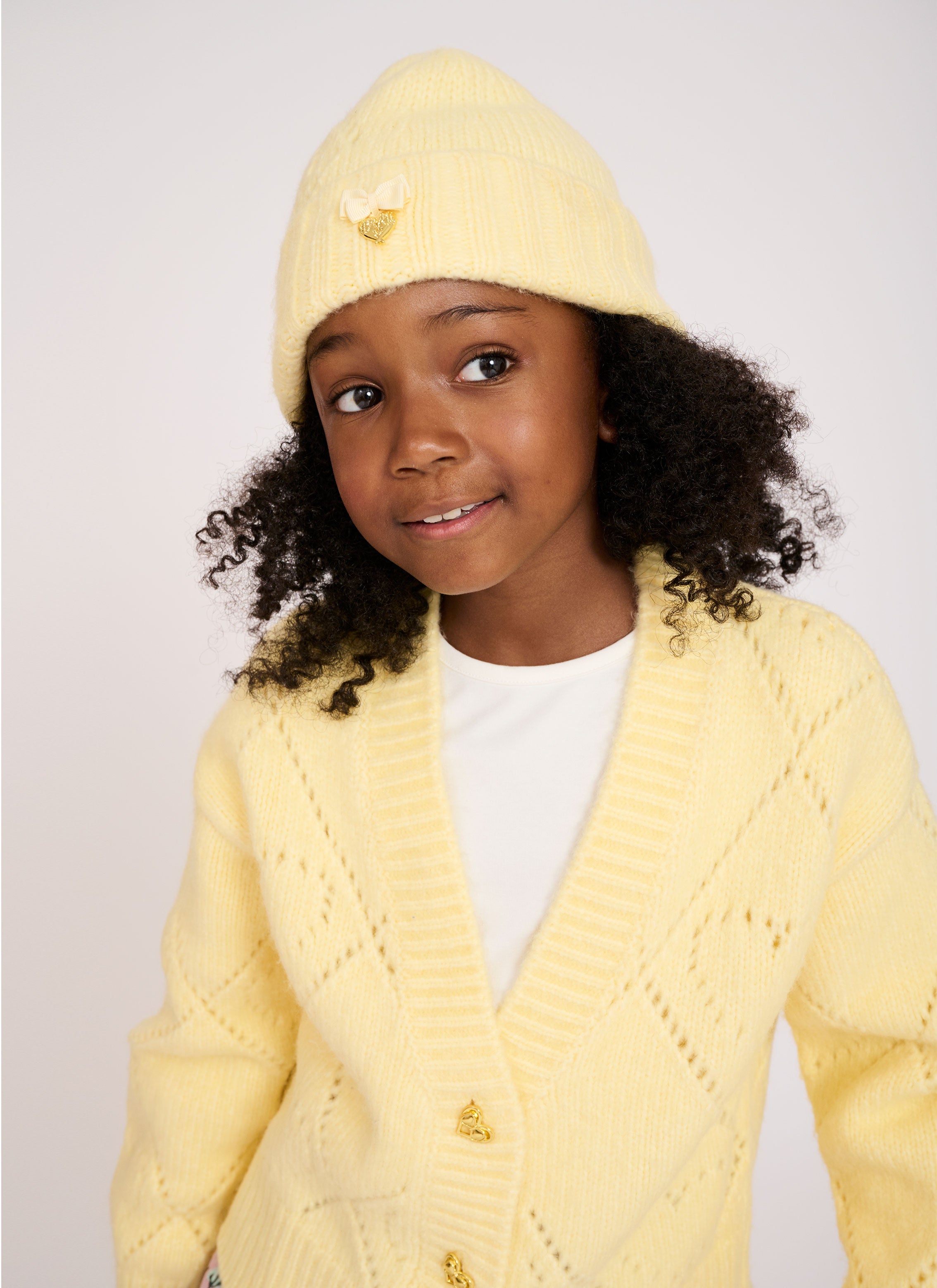 Lou Cable Hat Lemon