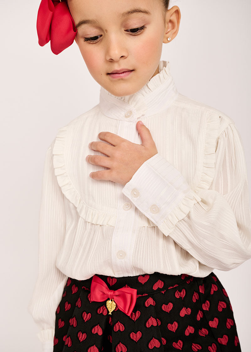 Nicola  Blouse Snowdrop