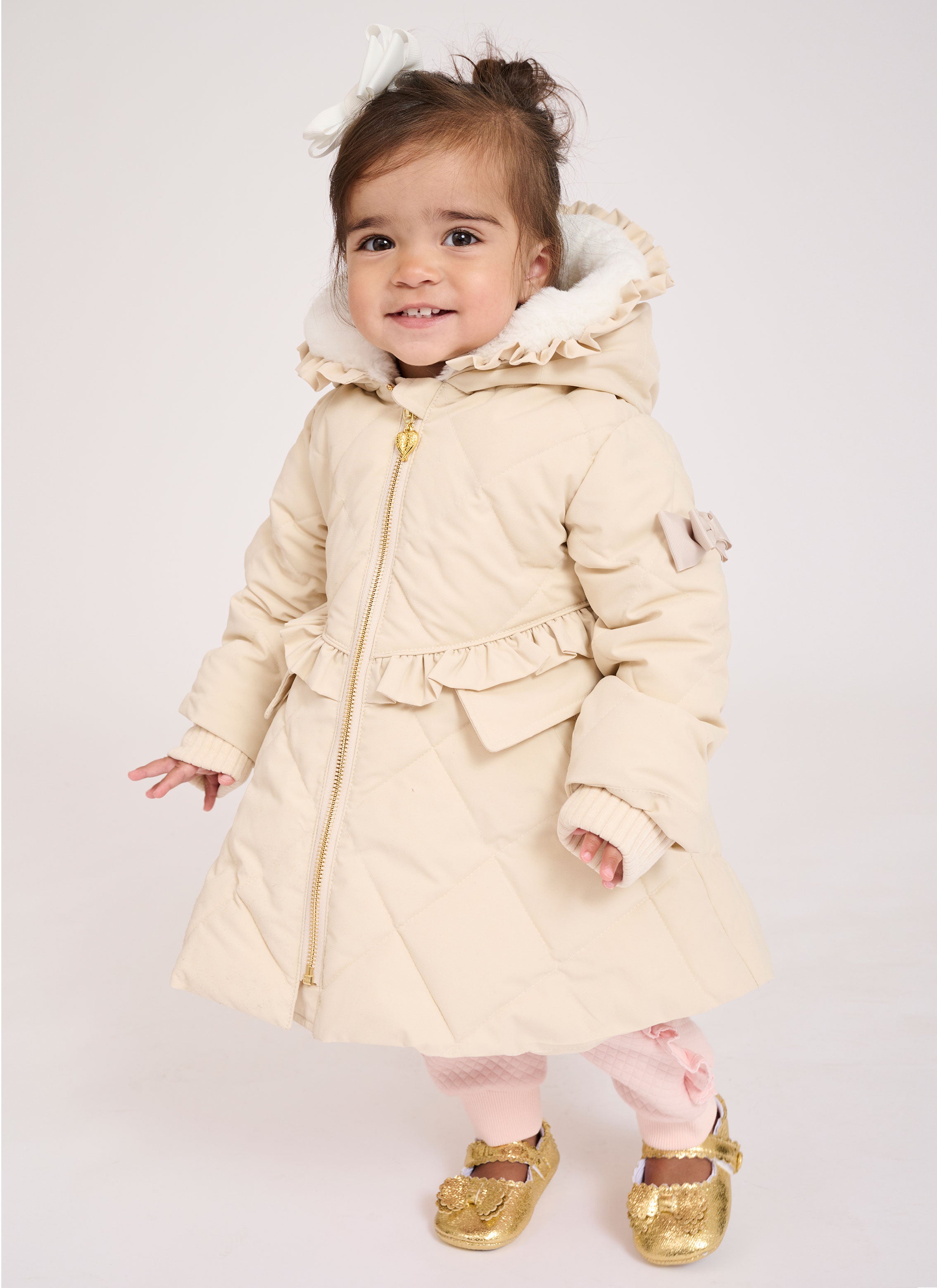 Peppa Baby Coat Champagne