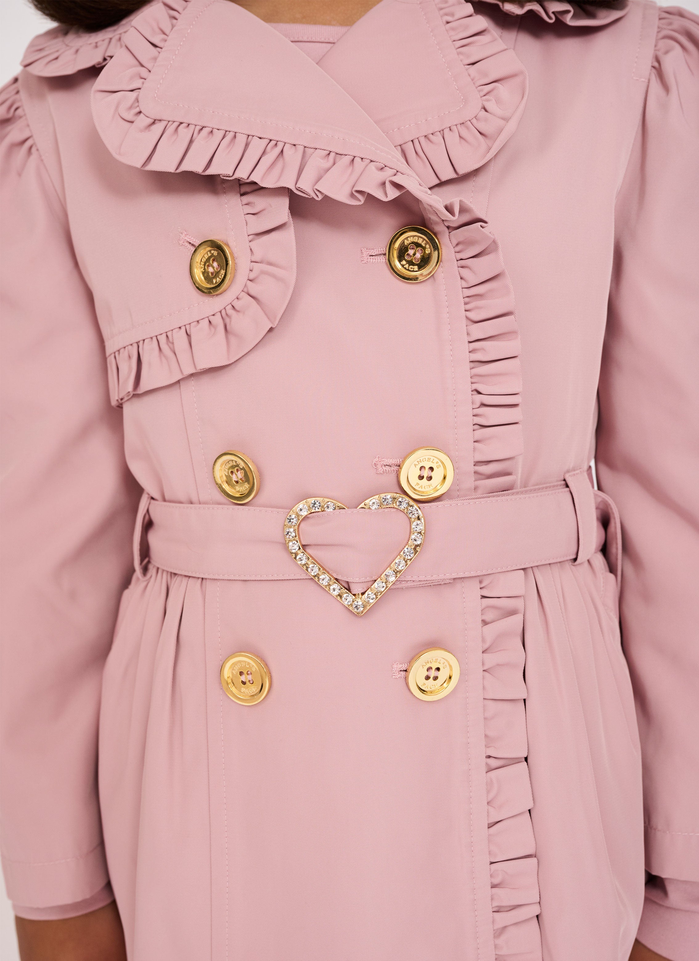 Perdey Trench Coat Tea Rose