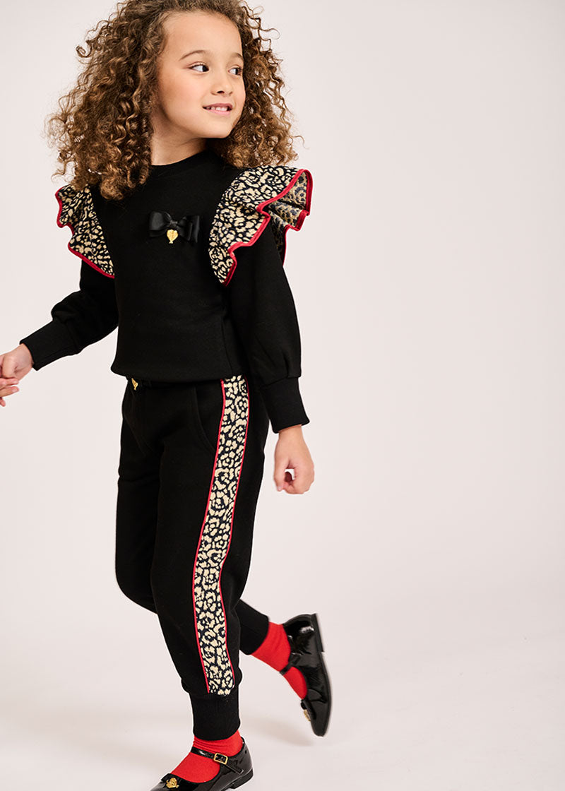 Posh Jogger Black With Gold