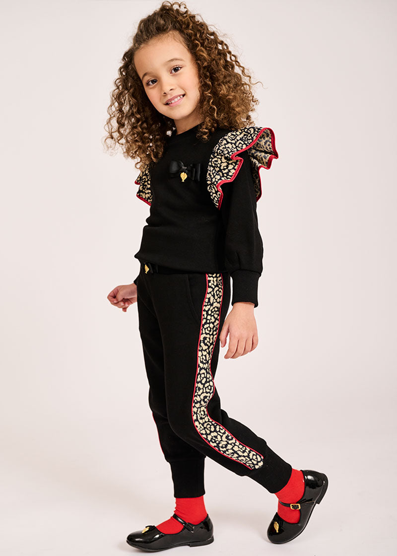 Posh Jogger Black With Gold