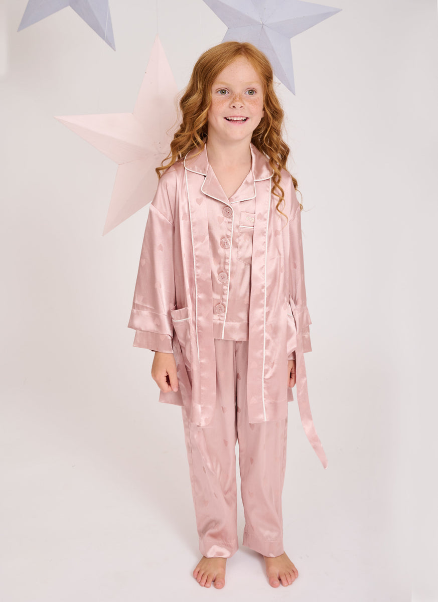 Skye Heart Dressing Gown Tea Rose Angel's Face