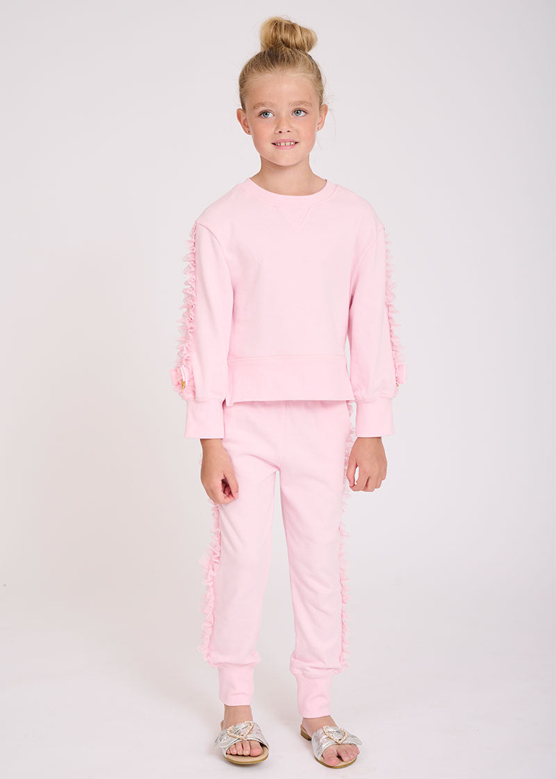 Ladies pink online tracksuit