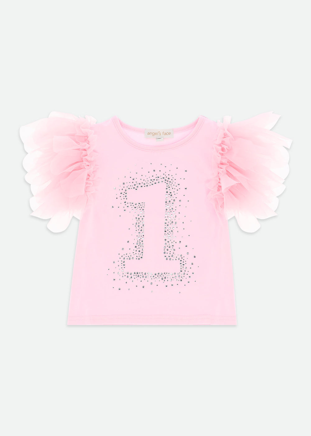1st Birthday Top Fairy Pink