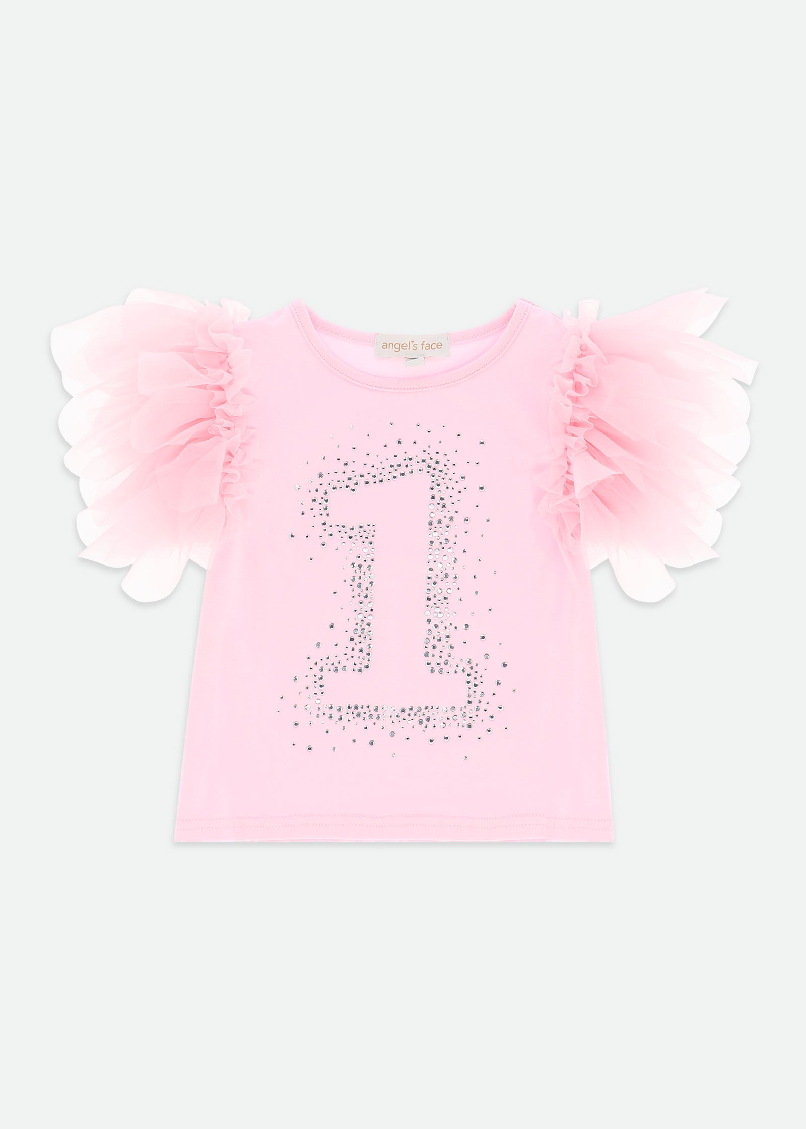 1st Birthday Top Fairy Pink