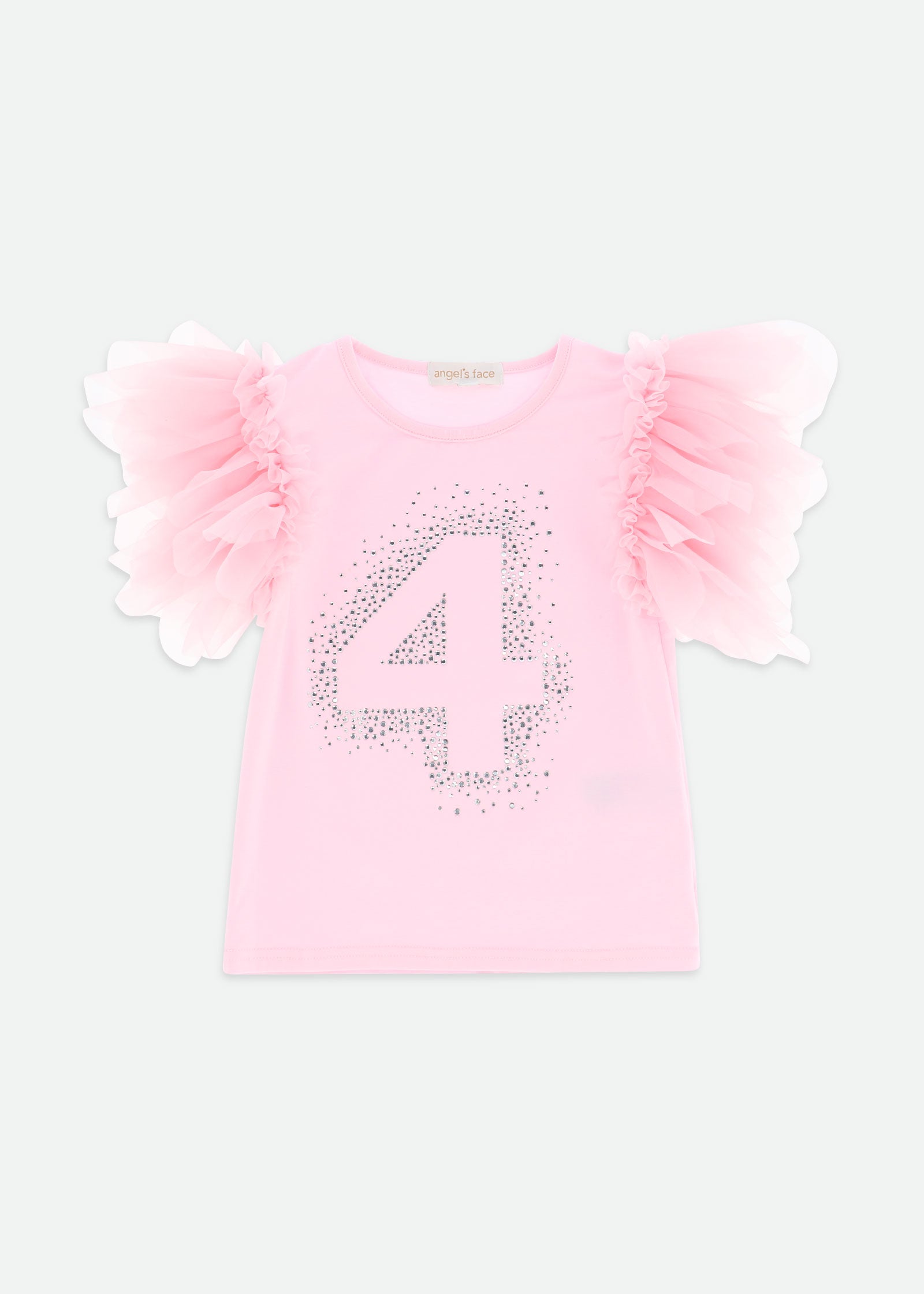 4th Birthday Top Fairy Pink