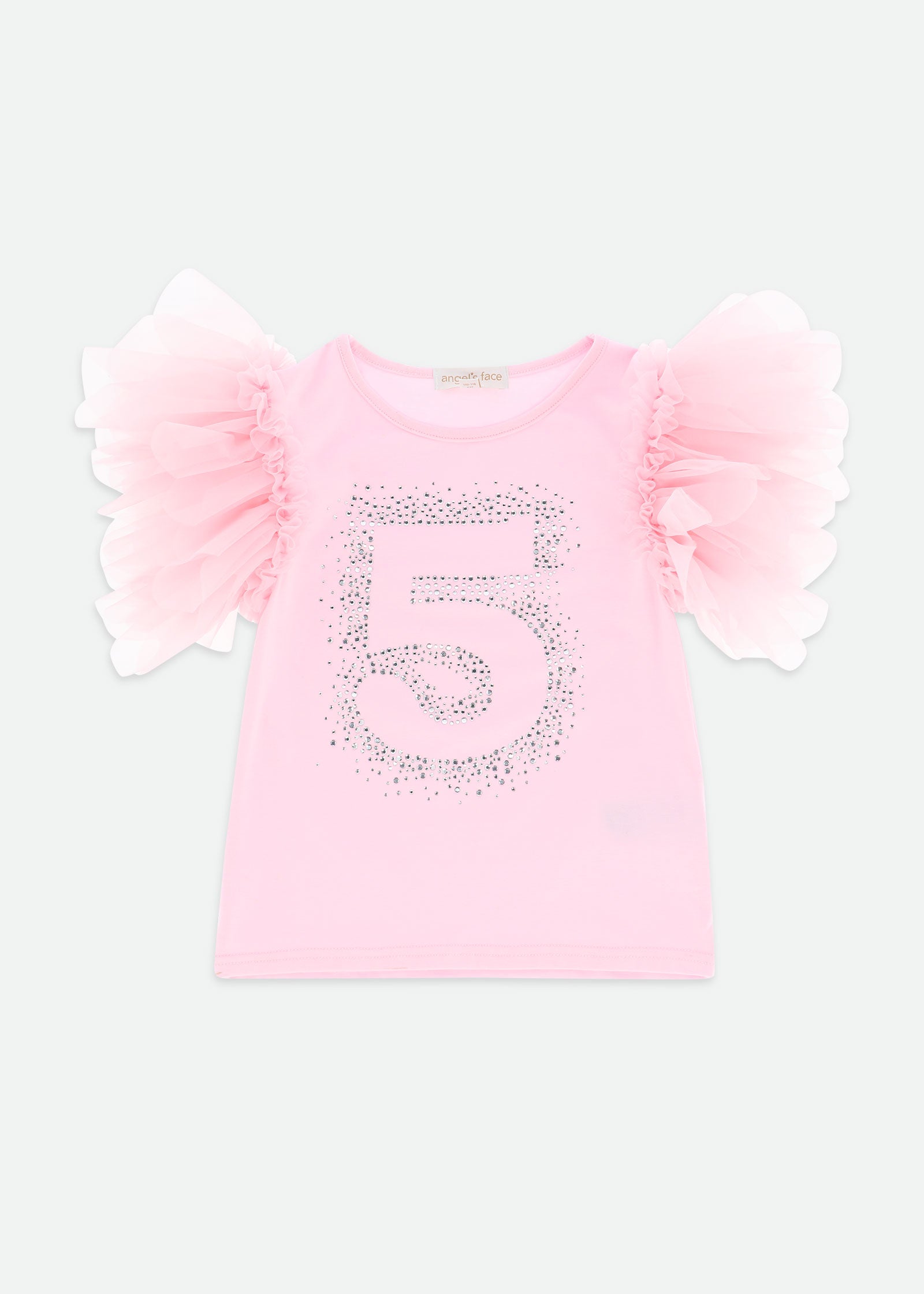 5th Birthday Top Fairy Pink