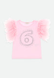6th Birthday Top Fairy Pink