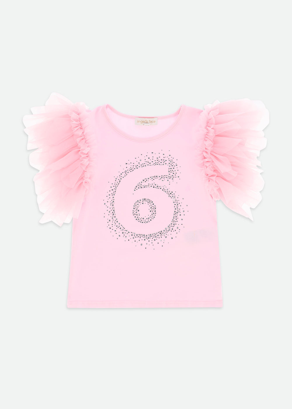 6th Birthday Top Fairy Pink