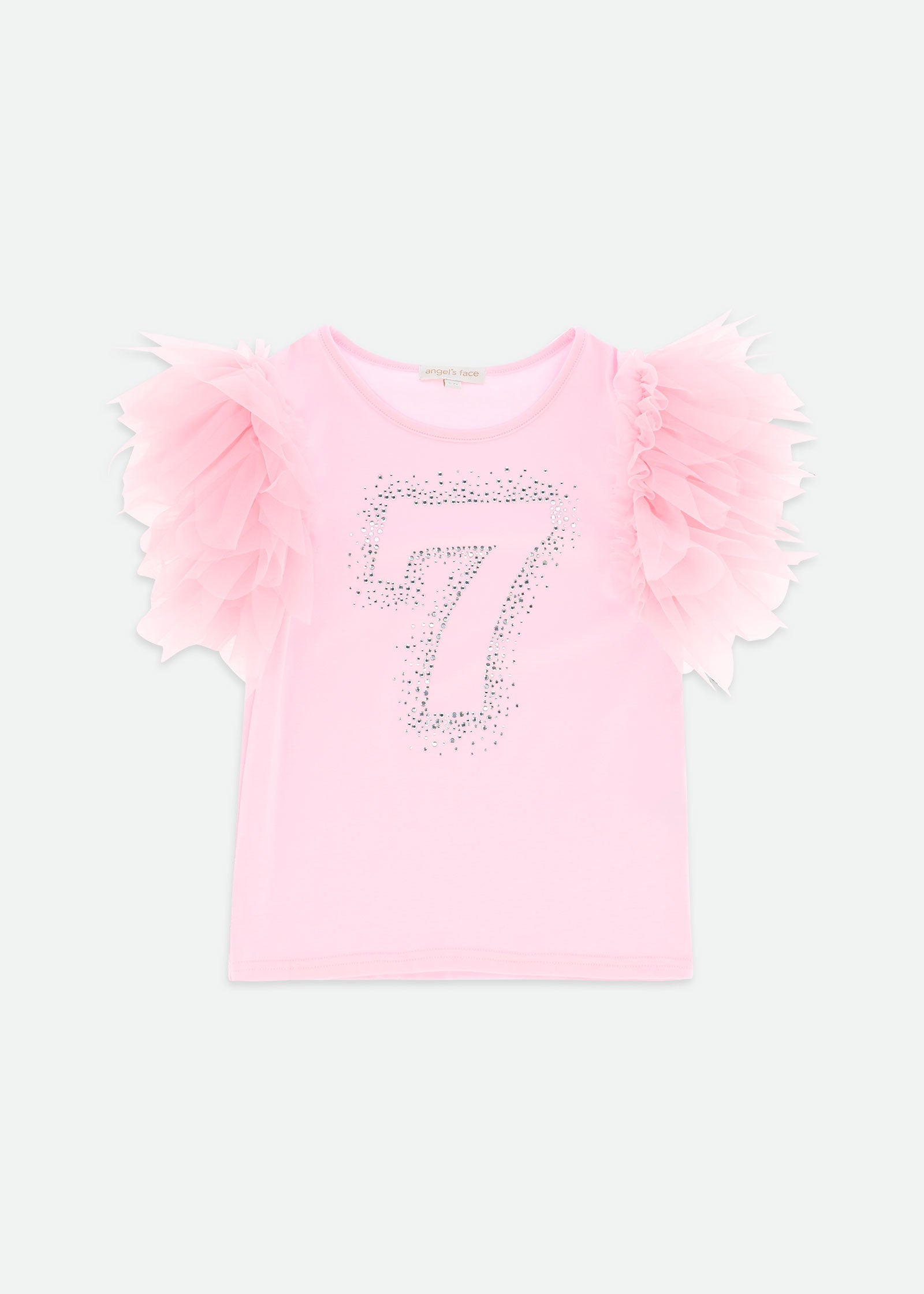 7th Birthday Top Fairy Pink