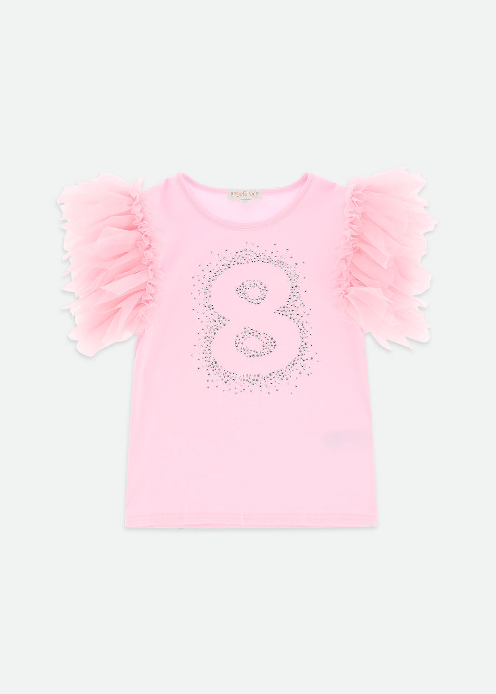 8th Birthday Top Fairy Pink