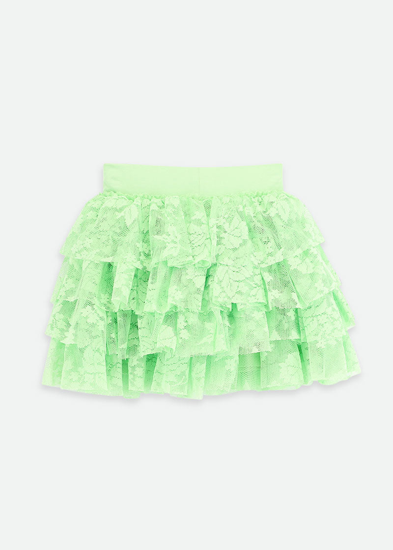 Abbie Lace Skirt Green